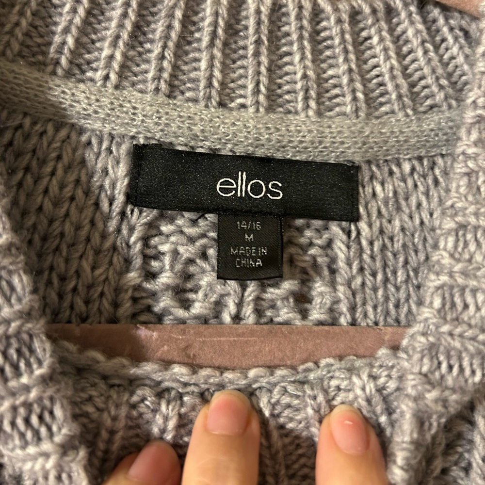 Ellos Pullover Cable Tunic Sweater - image 5